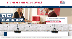 Desktop Screenshot of ebc-hochschule.de